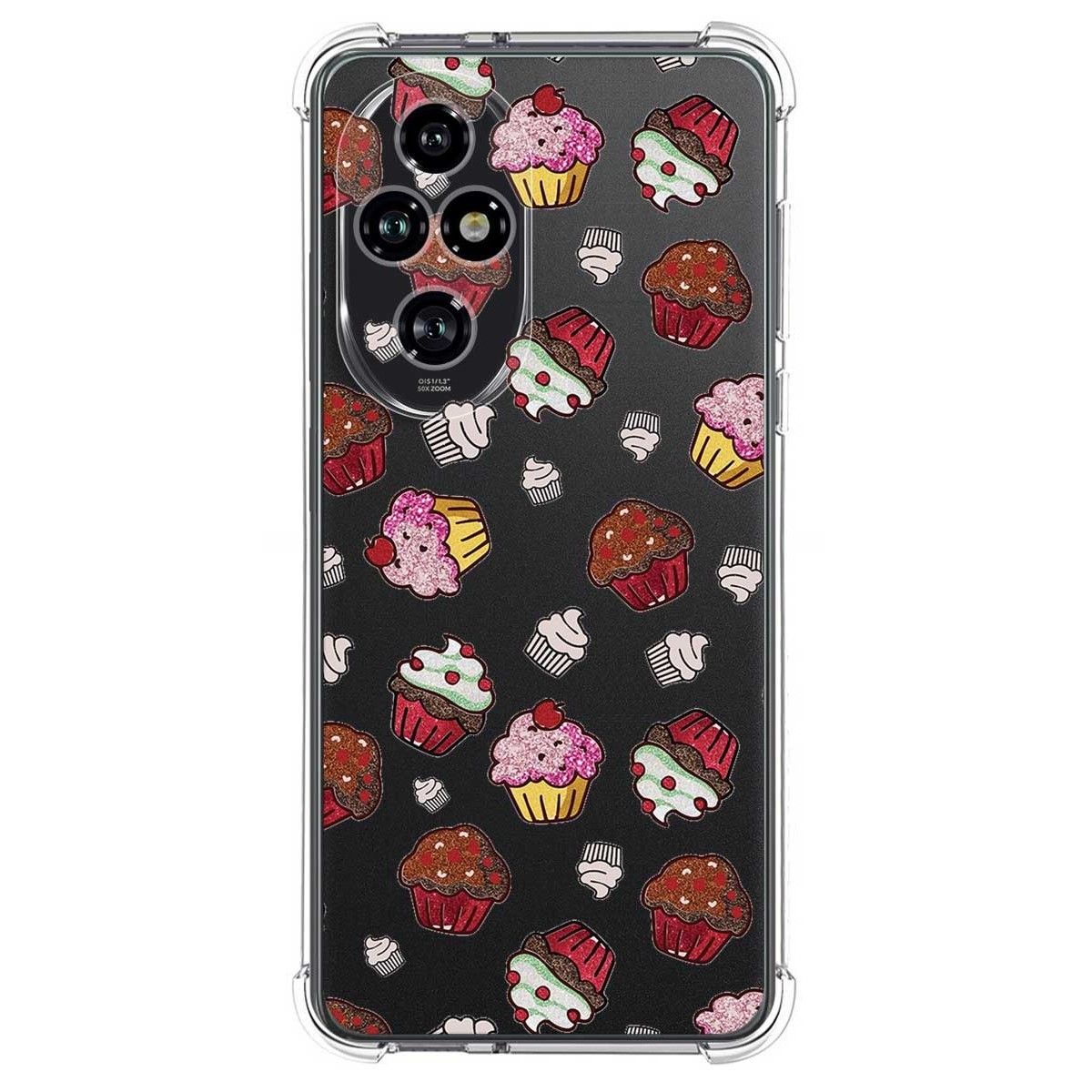 Funda Silicona Antigolpes para Huawei Honor 200 Pro 5G diseño Muffins Dibujos