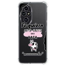 Funda Silicona Antigolpes para Huawei Honor 200 Pro 5G diseño Vaca Dibujos