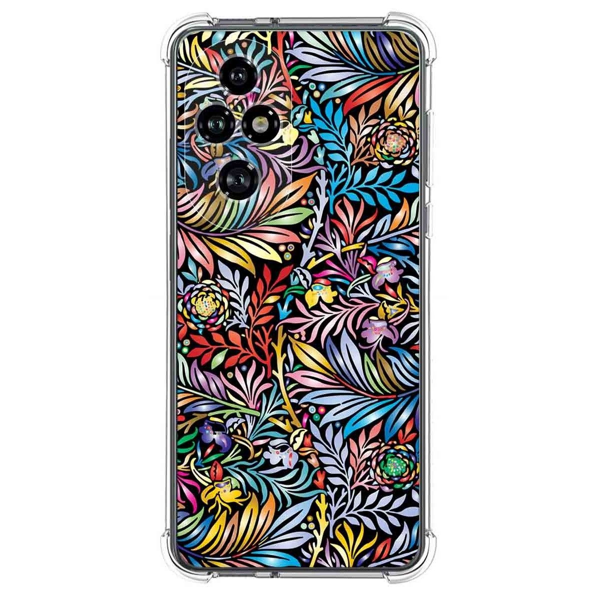 Funda Silicona Antigolpes para Huawei Honor 200 Pro 5G diseño Flores 04 Dibujos