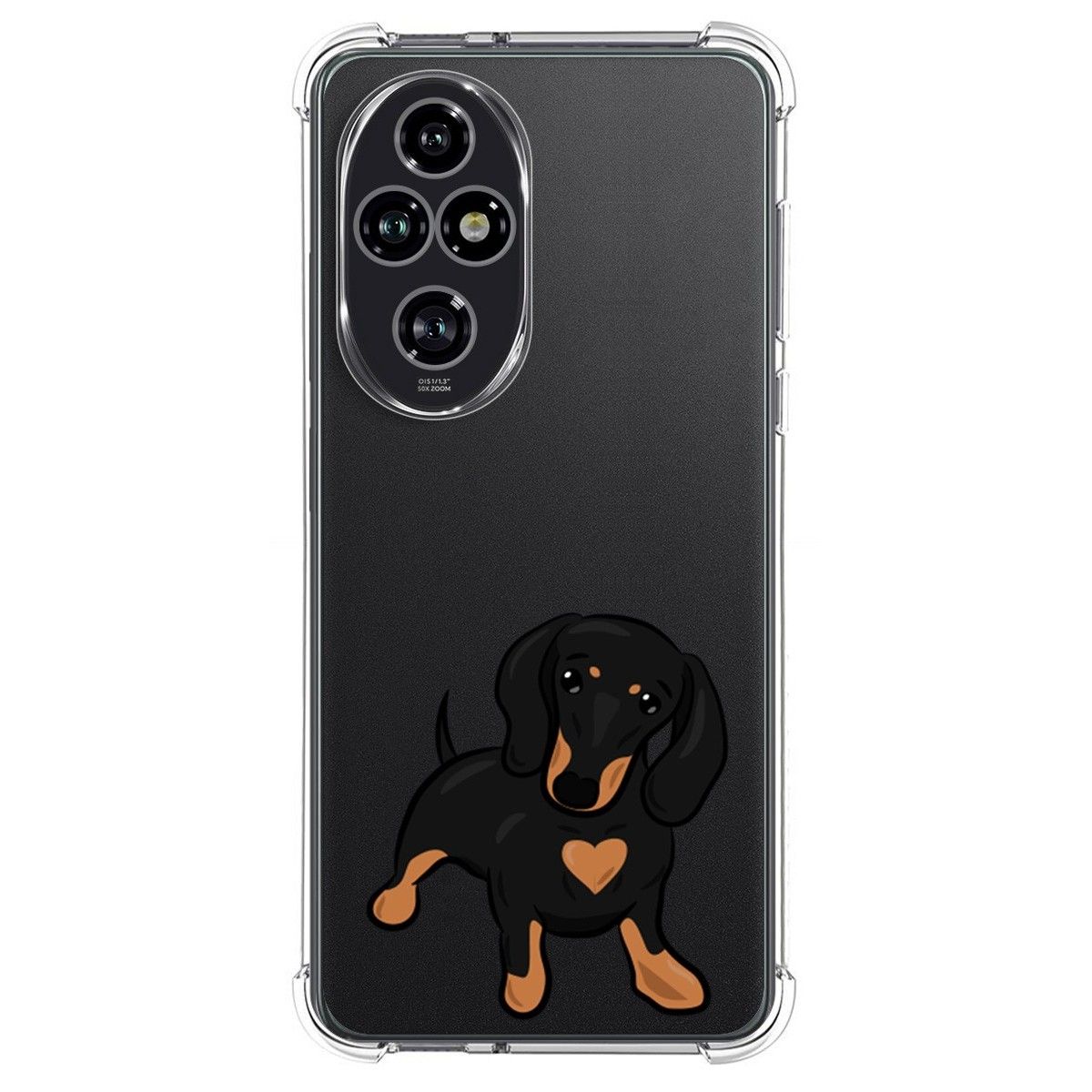 Funda Silicona Antigolpes para Huawei Honor 200 Pro 5G diseño Perros 04 Dibujos