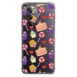 Funda Silicona Antigolpes para Oppo Reno 12 5G diseño Dulces 01 Dibujos