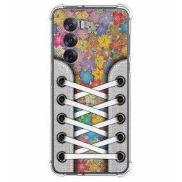 Funda Silicona Antigolpes para Oppo Reno 12 5G diseño Zapatillas 05 Dibujos
