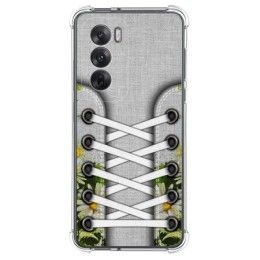 Funda Silicona Antigolpes para Oppo Reno 12 5G diseño Zapatillas 08 Dibujos
