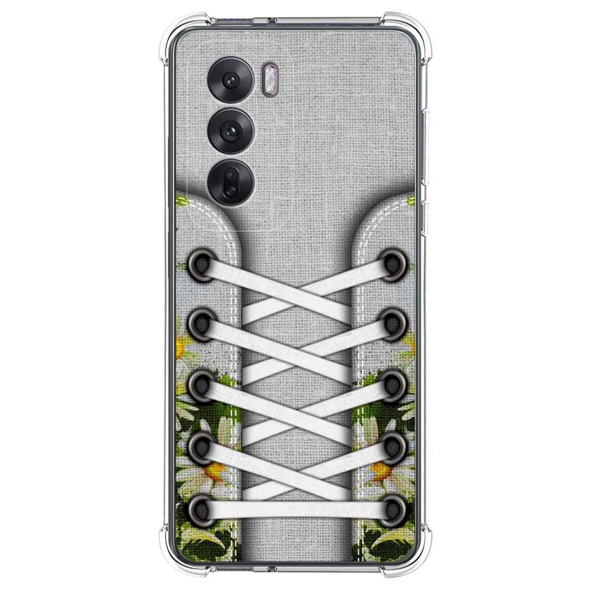 Funda Silicona Antigolpes para Oppo Reno 12 5G diseño Zapatillas 08 Dibujos