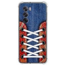 Funda Silicona Antigolpes para Oppo Reno 12 5G diseño Zapatillas 11 Dibujos