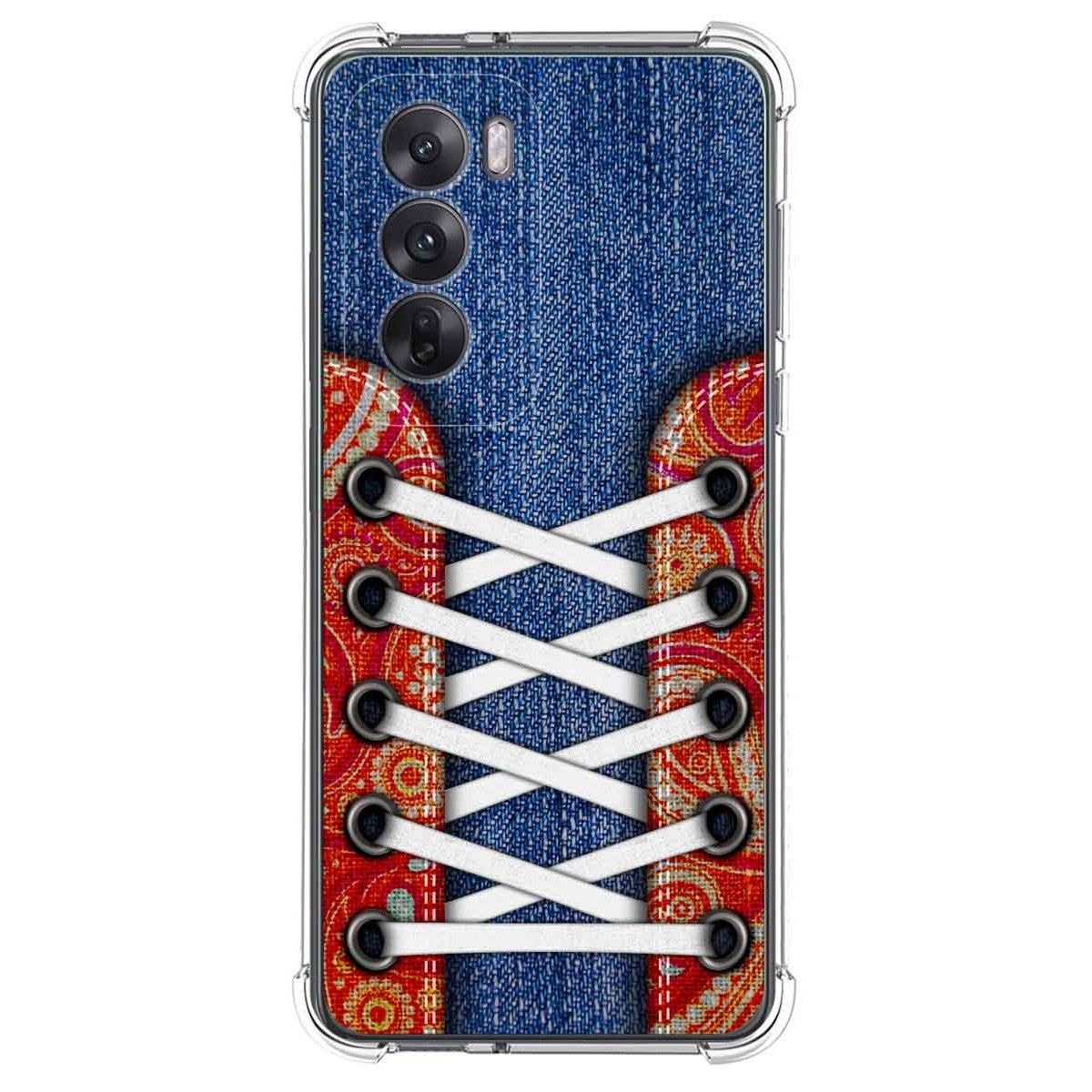 Funda Silicona Antigolpes para Oppo Reno 12 5G diseño Zapatillas 11 Dibujos
