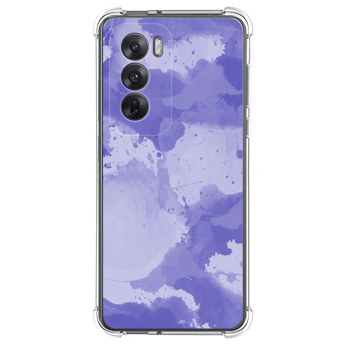Funda Silicona Antigolpes para Oppo Reno 12 5G diseño Acuarela 01 Dibujos