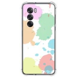 Funda Silicona Antigolpes para Oppo Reno 12 5G diseño Acuarela 05 Dibujos
