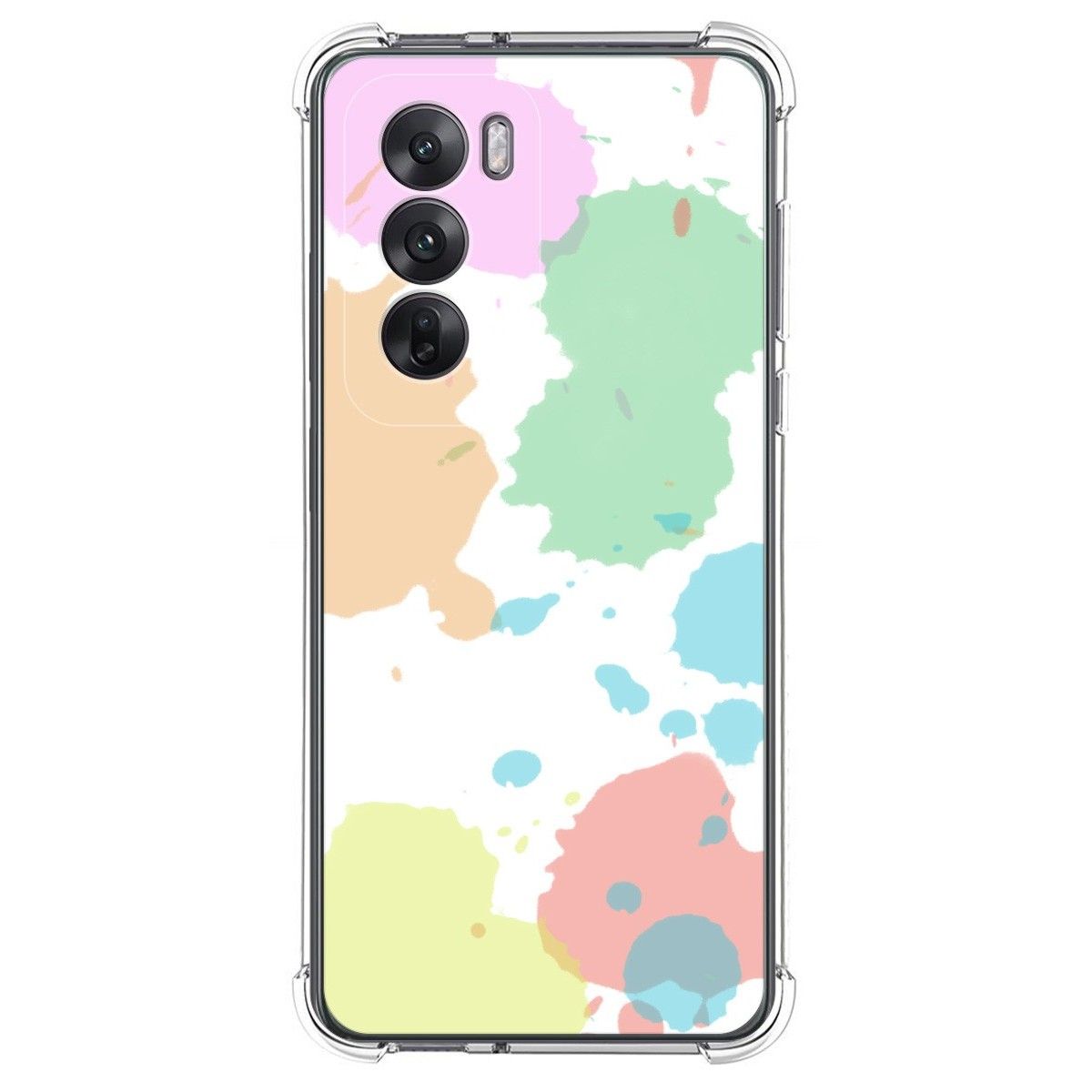 Funda Silicona Antigolpes para Oppo Reno 12 5G diseño Acuarela 05 Dibujos
