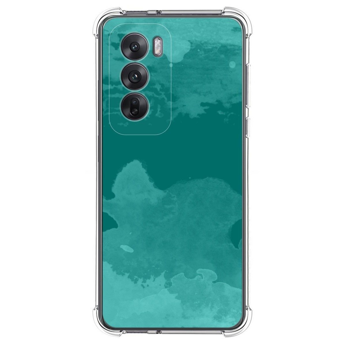 Funda Silicona Antigolpes para Oppo Reno 12 5G diseño Acuarela 06 Dibujos