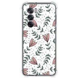 Funda Silicona Antigolpes para Oppo Reno 12 5G diseño Flores 01 Dibujos