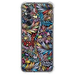 Funda Silicona Antigolpes para Oppo Reno 12 5G diseño Flores 04 Dibujos