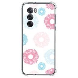 Funda Silicona Antigolpes para Oppo Reno 12 5G diseño Flores 06 Dibujos
