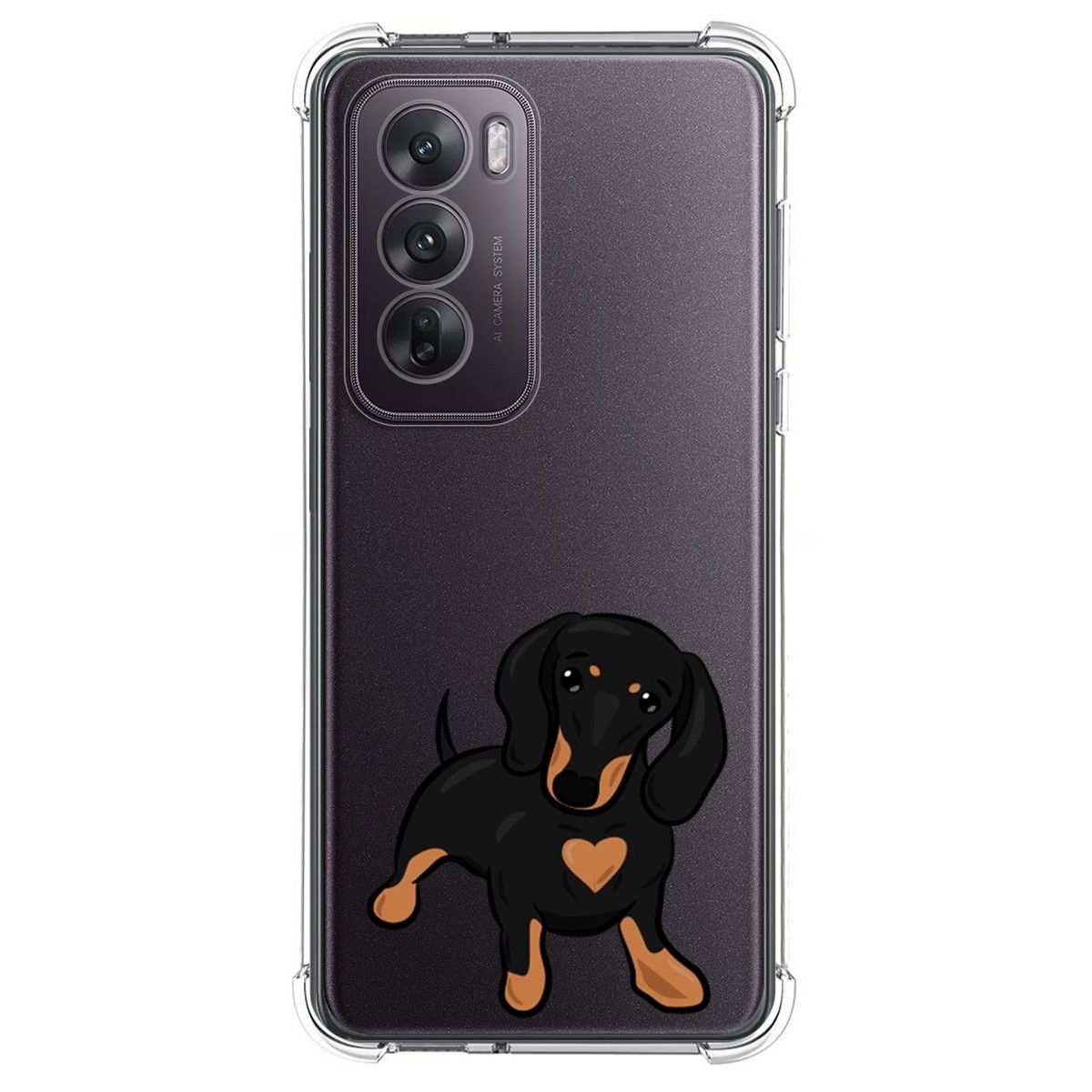 Funda Silicona Antigolpes para Oppo Reno 12 5G diseño Perros 04 Dibujos