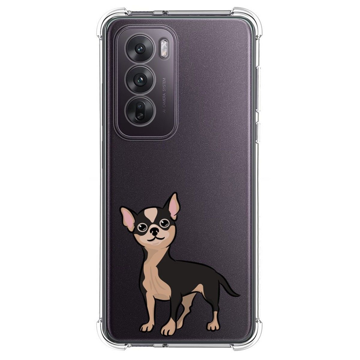 Funda Silicona Antigolpes para Oppo Reno 12 5G diseño Perros 05 Dibujos