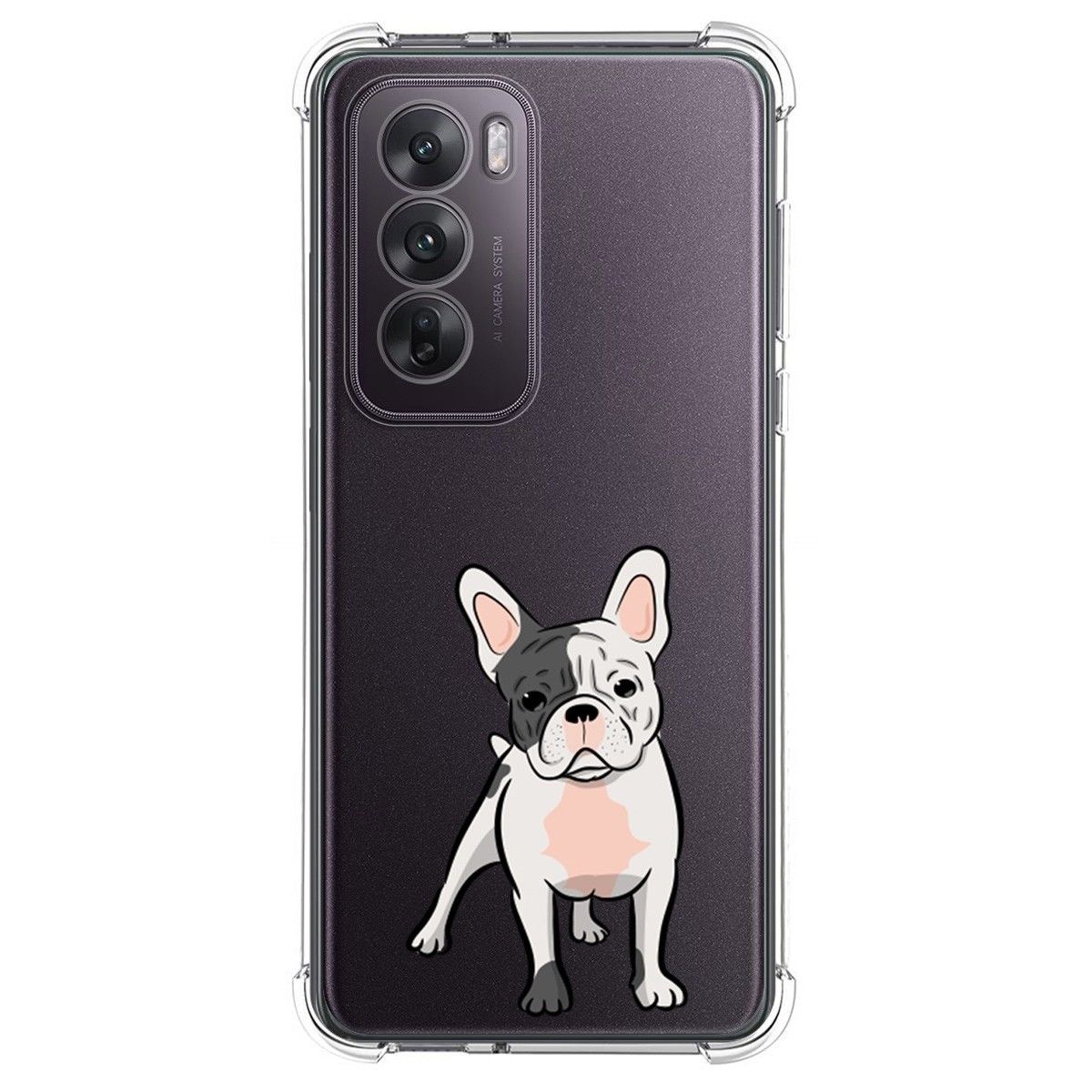 Funda Silicona Antigolpes para Oppo Reno 12 5G diseño Perros 06 Dibujos