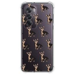 Funda Silicona Antigolpes para Oppo Reno 12 5G diseño Perros 11 Dibujos