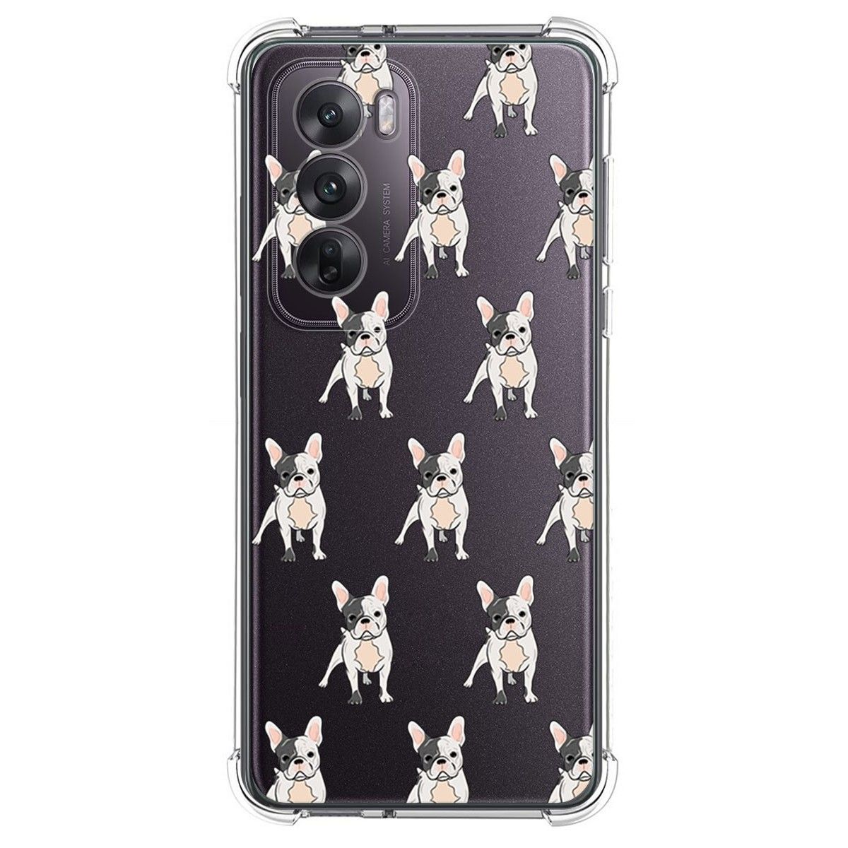 Funda Silicona Antigolpes para Oppo Reno 12 5G diseño Perros 12 Dibujos