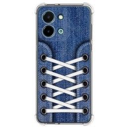 Funda Silicona Antigolpes para Vivo Y28 4G diseño Zapatillas 01 Dibujos