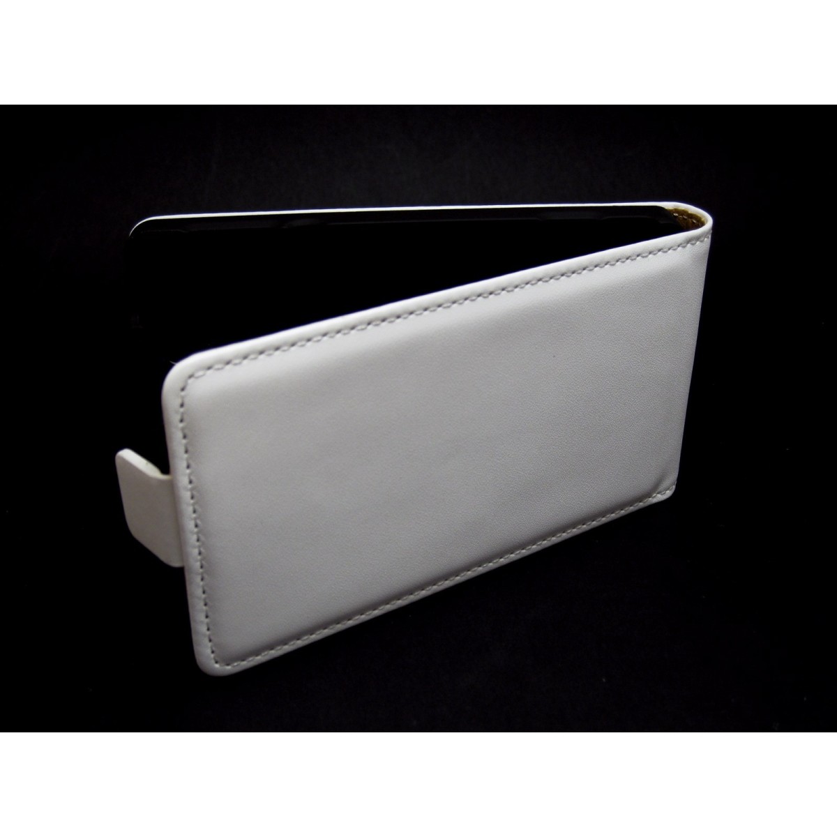 Funda Piel Premium Ultra-Slim Sony Xperia E Blanca