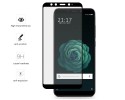 Protector Cristal Templado Frontal Completo Negro para Xiaomi Mi 6X / Mi A2 Vidrio