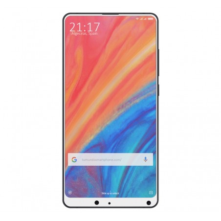 Protector Cristal Templado Frontal Completo Blanco para Xiaomi Mi Mix 2S Vidrio