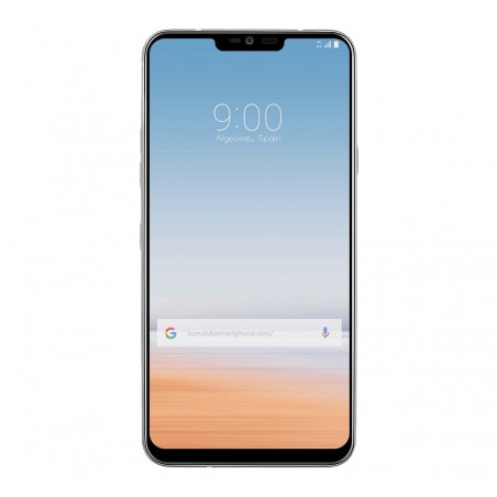 Protector Cristal Templado Frontal Completo Negro para Lg G7 Thinq Vidrio