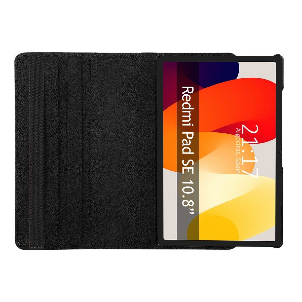 Funda Giratoria 360 para Xiaomi Redmi Pad SE 11 color Negro