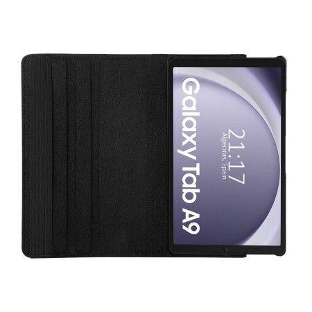 Funda Giratoria 360 para Samsung Galaxy Tab A9 color Negro
