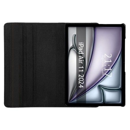 Funda Giratoria 360 para Apple iPad Air 2024 11 (M2) color Negro