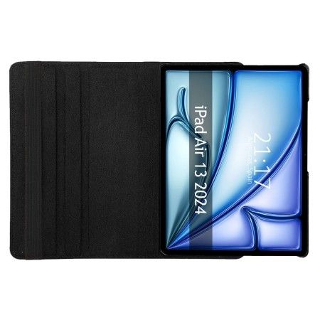Funda Giratoria 360 para Apple iPad Air 2024 13 (M2) color Negro