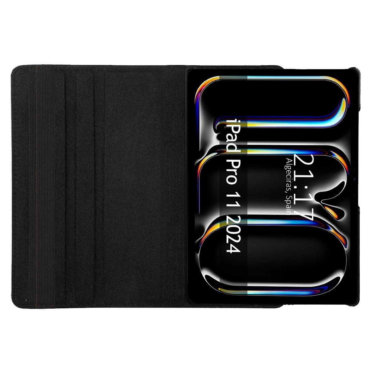 Funda Giratoria 360 para Apple iPad Pro 2024 11 (M4) color Negro