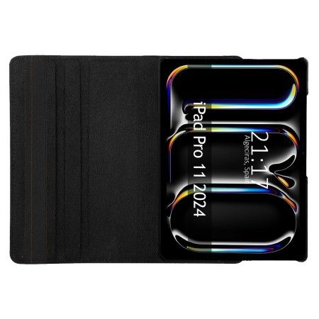 Funda Giratoria 360 para Apple iPad Pro 2024 11 (M4) color Negro