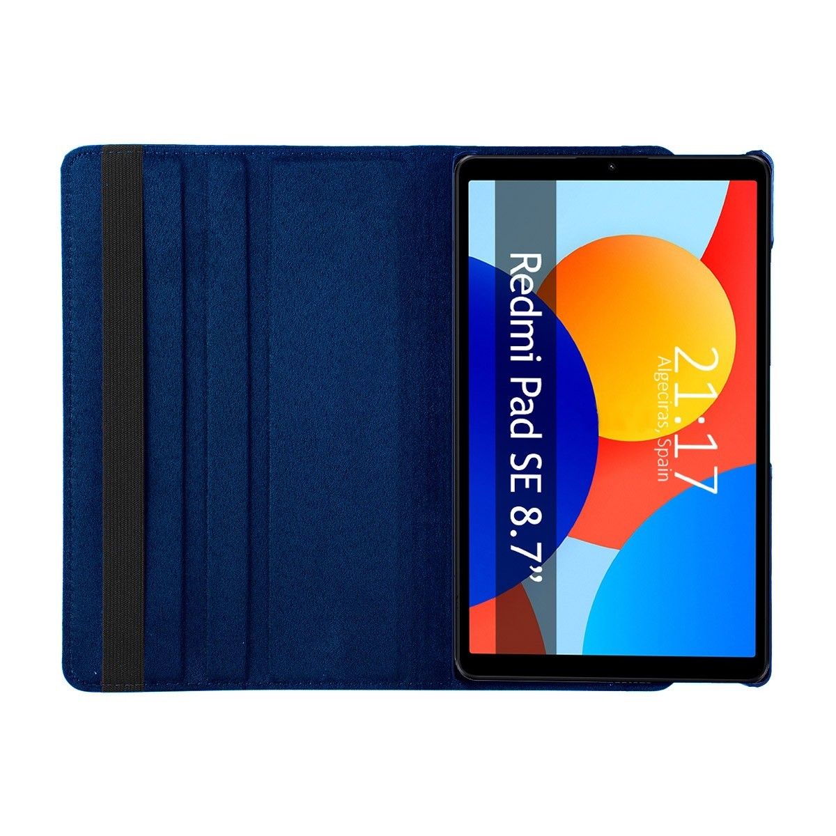 Funda Giratoria 360 para Xiaomi Redmi Pad SE 8.7 color Azul