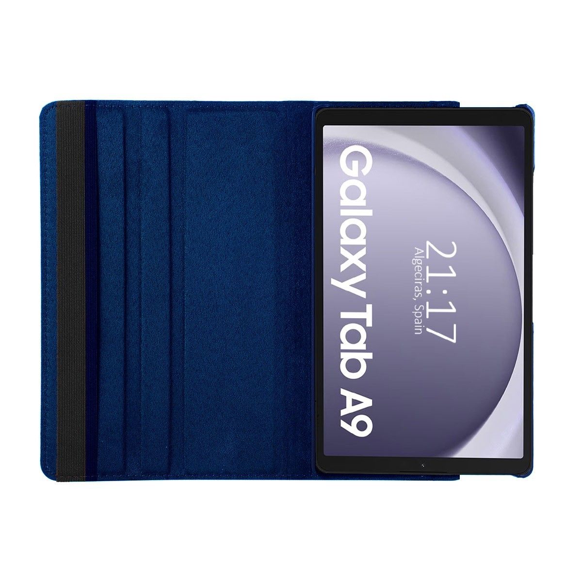 Funda Giratoria 360 para Samsung Galaxy Tab A9 color Azul