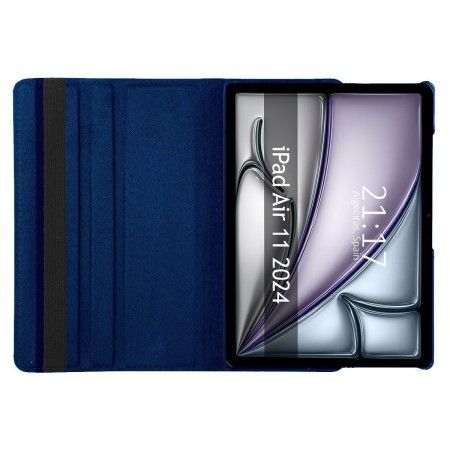 Funda Giratoria 360 para Apple iPad Air 2024 11 (M2) color Azul