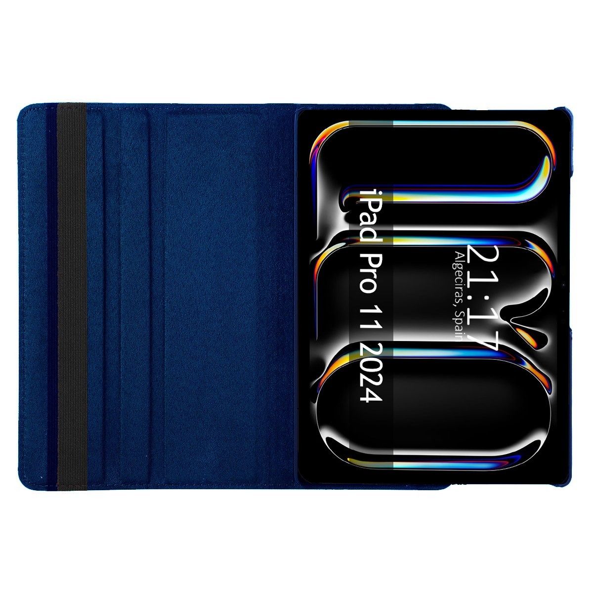 Funda Giratoria 360 para Apple iPad Pro 2024 11 (M4) color Azul