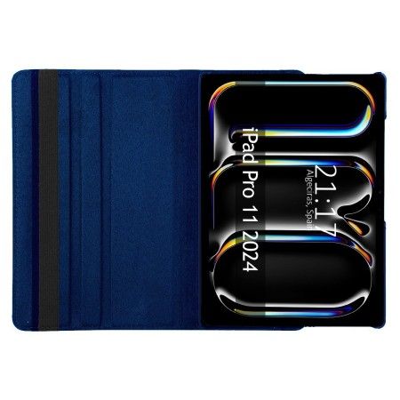 Funda Giratoria 360 para Apple iPad Pro 2024 11 (M4) color Azul