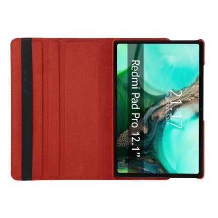 Funda Giratoria 360 para Xiaomi Redmi Pad Pro / Pro 5G 12.1 color Roja