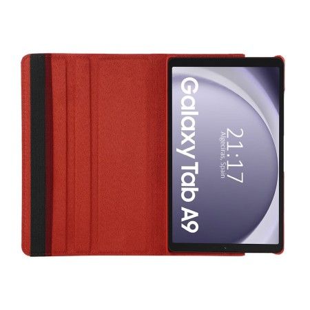 Funda Giratoria 360 para Samsung Galaxy Tab A9 color Roja