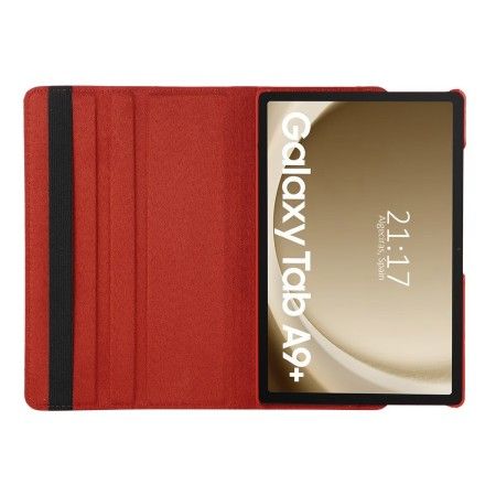 Funda Giratoria 360 para Samsung Galaxy Tab A9+ Plus color Roja