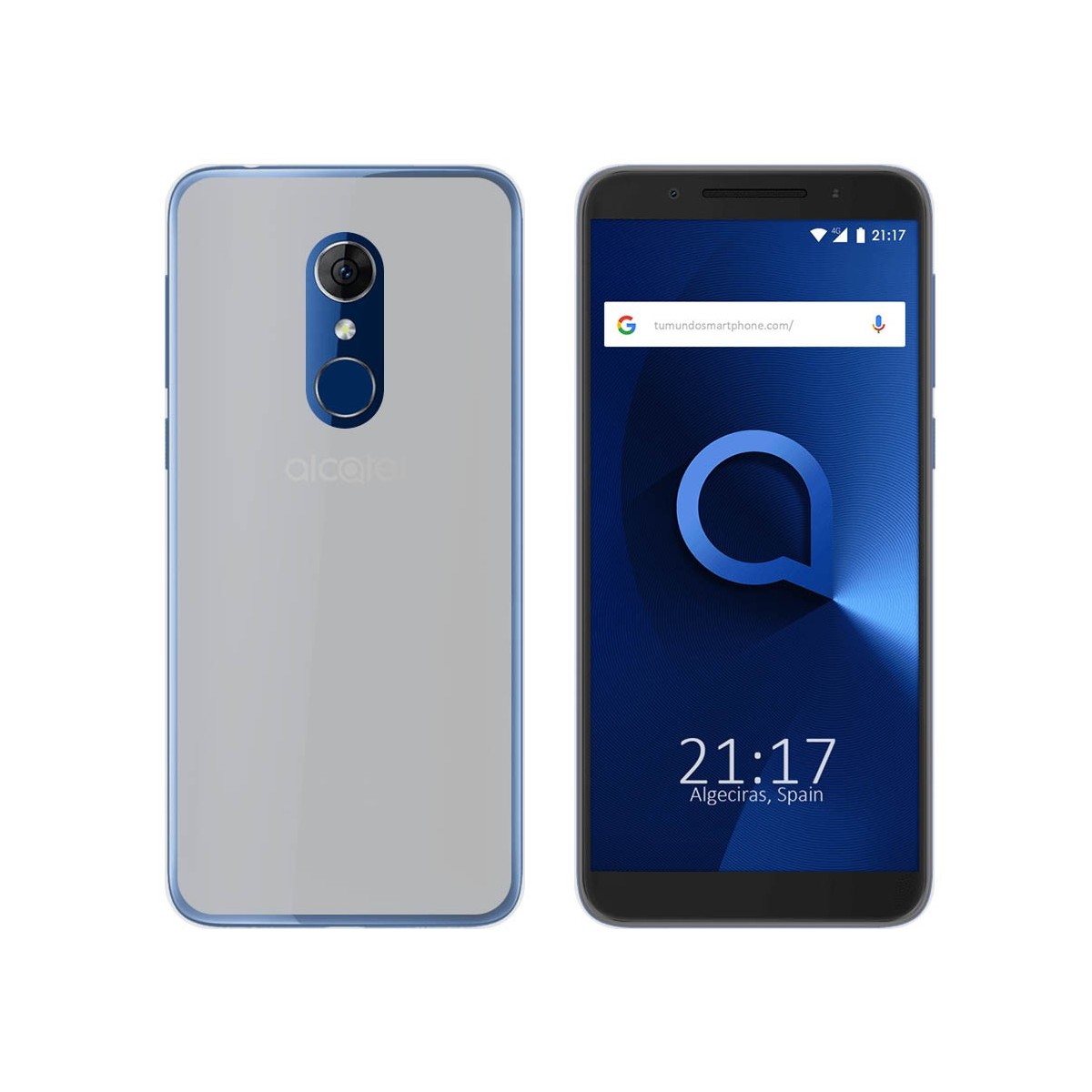 Funda Gel Tpu para Alcatel 3 Color Transparente