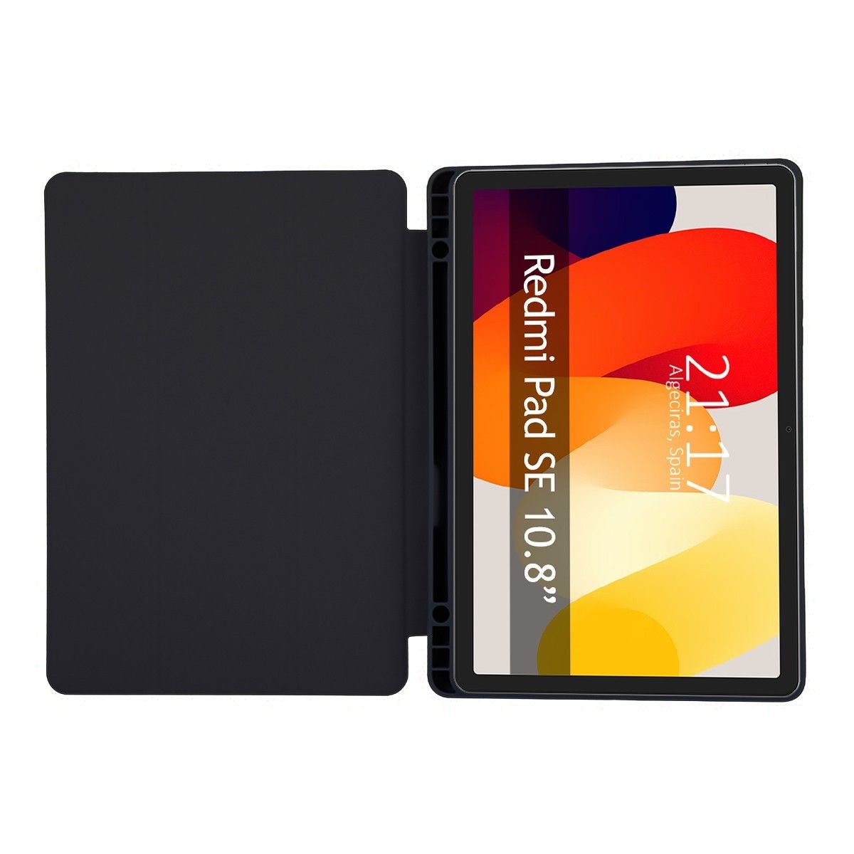 Funda con tapa Smart para Xiaomi Redmi Pad SE 11 color Negro
