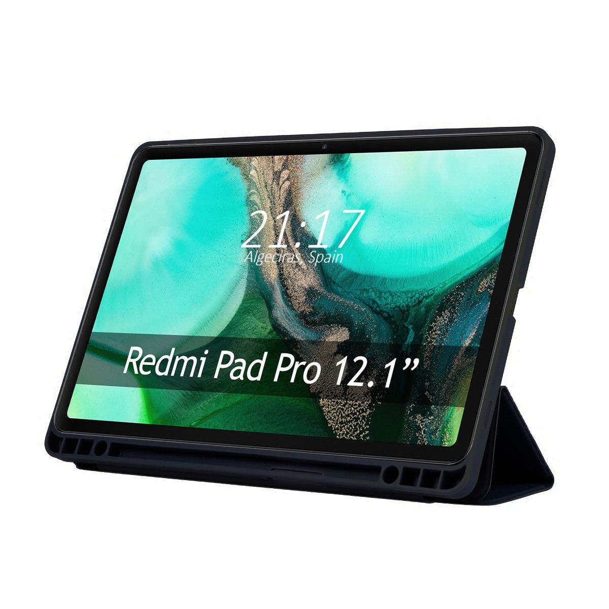 Funda con tapa Smart para Xiaomi Redmi Pad Pro / Pro 5G 12.1 color Negro