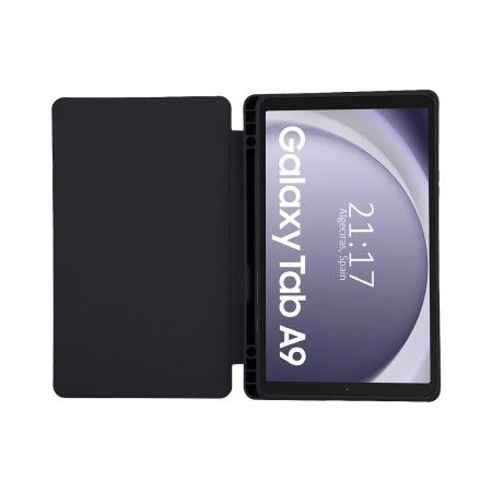 Funda con tapa Smart para Samsung Galaxy Tab A9 color Negro
