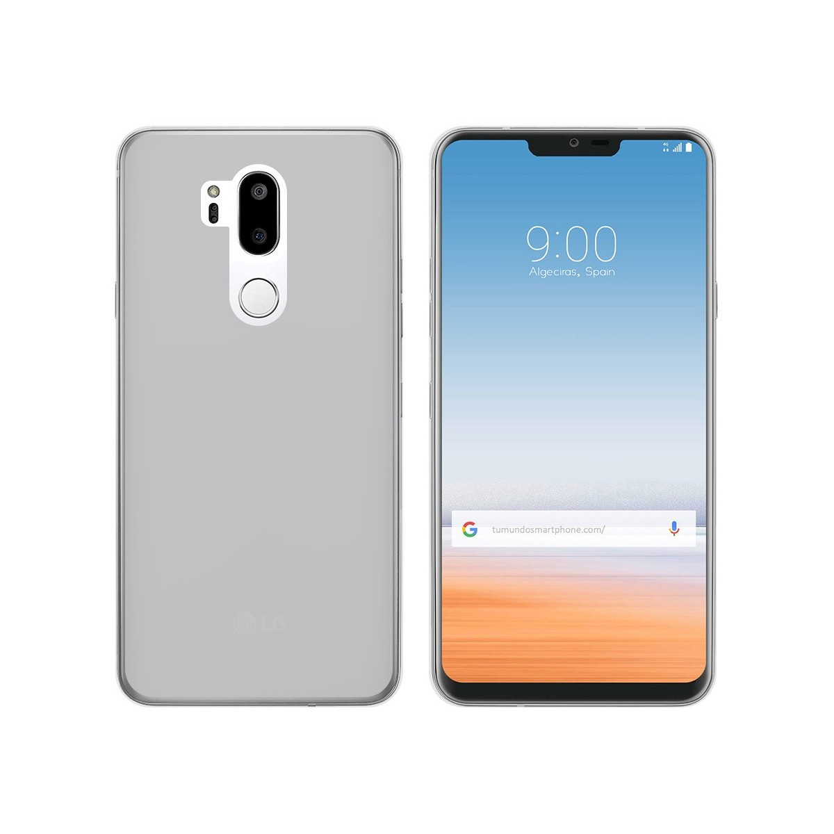 Funda Gel Tpu para Lg G7 Thinq Color Transparente
