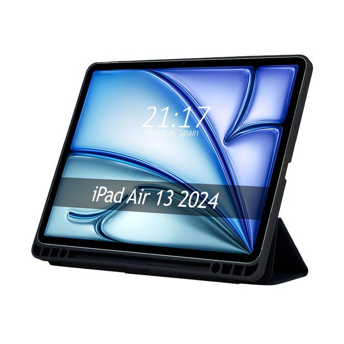 Funda con tapa Smart para Apple iPad Air 2024 13 (M2) color Negro