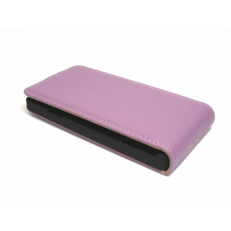 Funda Piel Premium Ultra-Slim Sony Xperia E Morada / Violeta