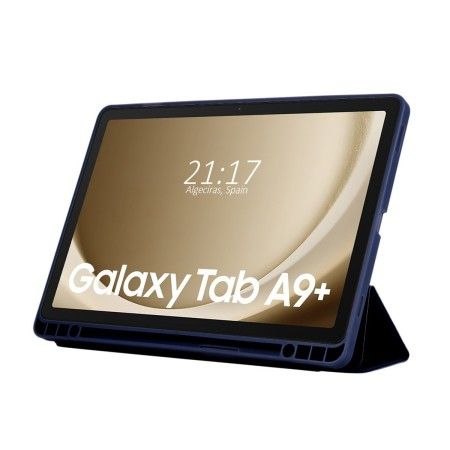 Funda con tapa Smart para Samsung Galaxy Tab A9+ Plus color Azul