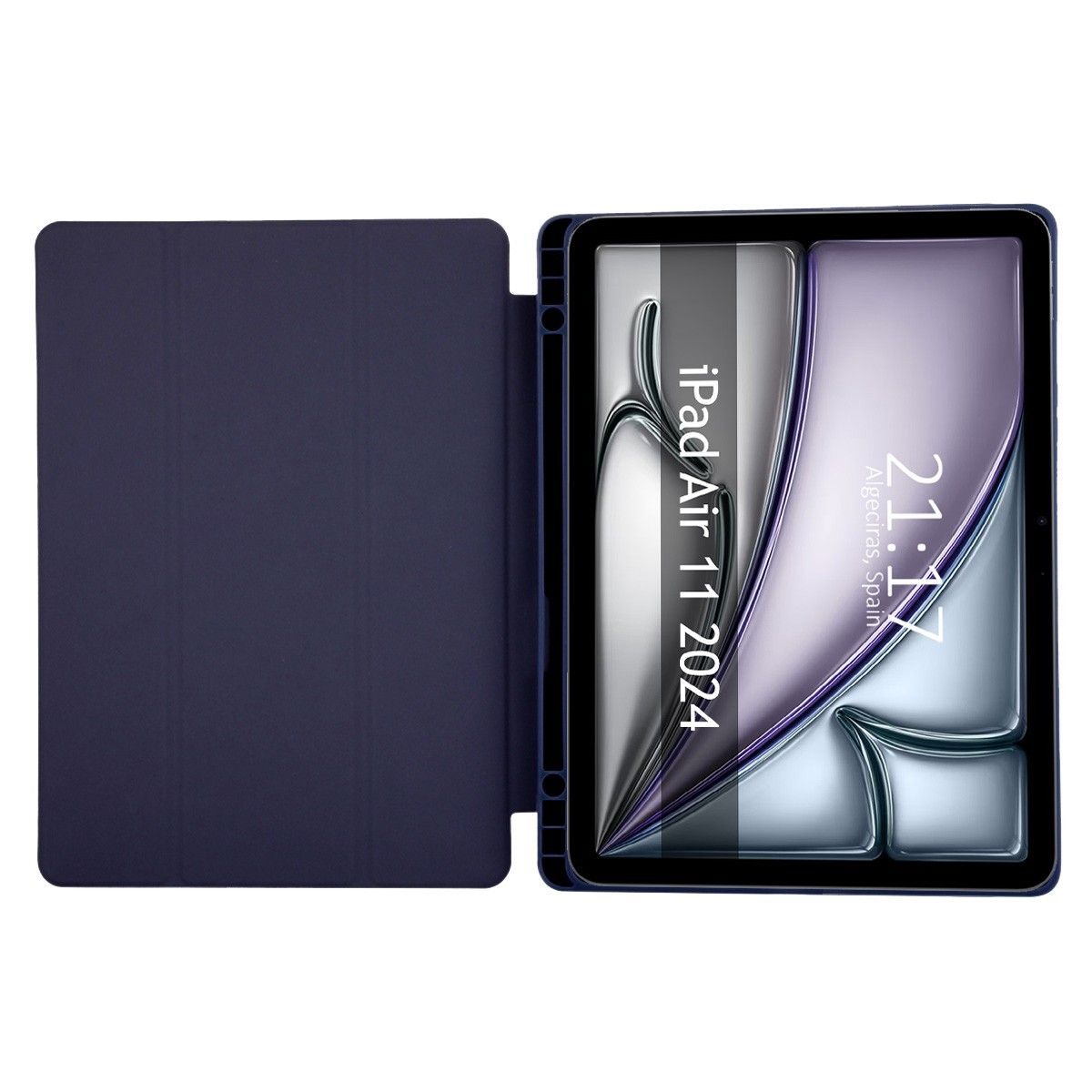 Funda con tapa Smart para Apple iPad Air 2024 11 (M2) color Azul